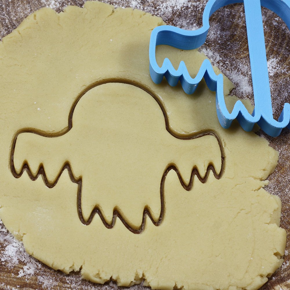 fantasma 2 cortador de biscoito profissional 3dprinting biscoitos cookie cookiecutter cooky jantar fondant o gengibre gingerbread a casa do agregado familiar fechadura cozinha kitchendining utensílios pastelaria printable dia das bruxas 3D print model - Mito3D