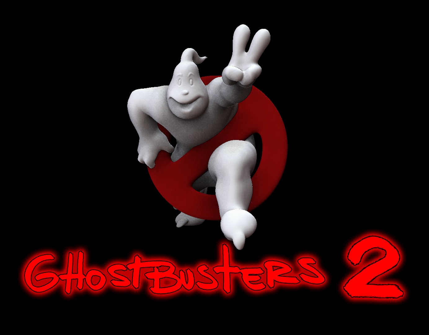 ghost buster 2 logo 3d stampa modello in uomo 3dexport acchiappa fantasmi natale pendente 80s film arte fan 3D print model - Mito3D