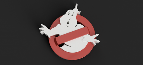 ghostbusters necklace miniatures art signs logos pendant jewelry pendants ghost movie ramis weaver aykroyd murray silver deco neck jewel necklaces 3d print model - Mito3D