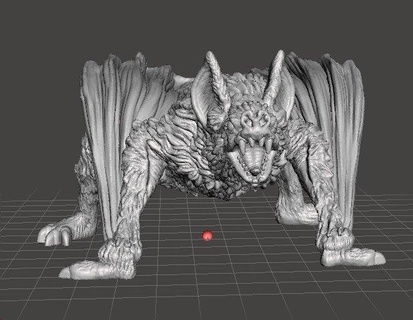 dev vampir yarasa şekil model hayvan yaratık yaban hayatı dnd rpg hayvanlar Werebat batman Castlevania Drakula doğa minyatür fantezi oyuncak kahraman heykelcik Zindanlar Ejderhalar mağara Hayvan arkadaşı canavar Vampir hesapları 3d print model - Mito3D