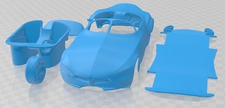 gina 2008 yazdırılabilir araba yuva ölçülü Tamiya rc miniz hobi mikro 3d print model - Mito3D