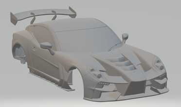ginetta akula döküm hotwheels slotcar yuvası araba sıcak 3d print model - Mito3D