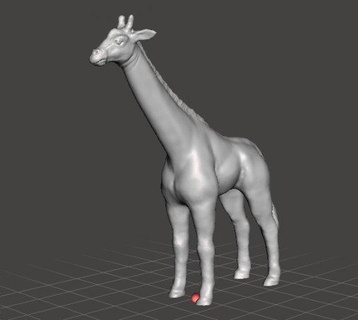 zürafa fil şekil model hayvan yaratık yaban hayatı hayvanlar canavar Hayvan arkadaşı Afrika deve at savana Asya doğa fantezi heykelcik oyuncak ilkel Zindanlar Ejderhalar boyun pvc Sanat 3d print model - Mito3D