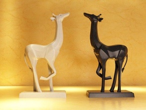 giraffe ornamenti artigianato animale Modelli 3d print model - Mito3D