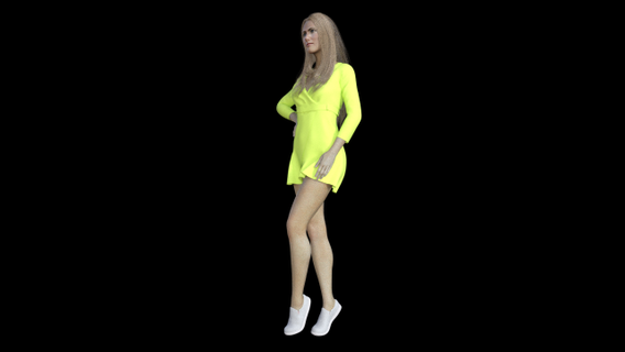girl 14 jennifer aniston woman 3d print model - Mito3D