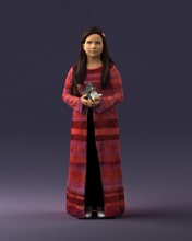 girl toys 0157 3d print ready model in woman 3dexport scan polygon 3dprint human male realistic posed character people miniatures man child style success outfit fashion 3d print model - Mito3D