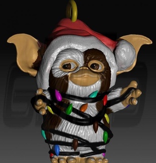 Gizmo Weihnachten Ornament frei Monster Kreaturen Gremlins 3d print model - Mito3D