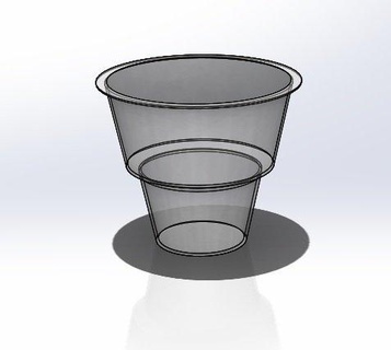 bicchiere cucina cenare 3d print model - Mito3D