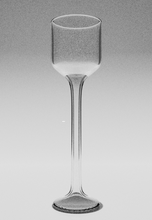 glass beaker glassbeaker crystal coctail vino 3d print model - Mito3D