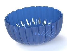 glass bowl 3d printed model 3d print model - Mito3D