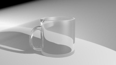 vidro copo livre 3d modelo in cozinha 3dexport café leite chá 3d print model - Mito3D