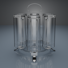 vaso conjunto glass set beber vasos casa decoración batería cocina mesa vajilla 3d print model - Mito3D