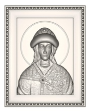 gleb icon stl cult church metal art design religion 3d print free ortodox 3d print model - Mito3D