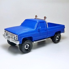 gmc sierra kamyon 3d yazdır model in otomotiv 3dexport juguete silverado kamyonet yürüyen merdiven oyuncak ölçek jouet camion toplamak chelle carro automovil coche voiture araba 3d print model - Mito3D