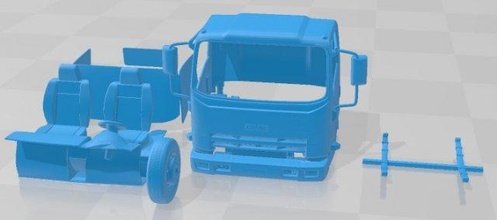 gmc w3500 2021 printable truck slot scalextric tamiya rc miniz hobby micro 3d print model - Mito3D