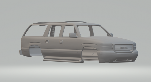 gmc Yukon araç döküm slotcar Sıcak tekerlekler minyatürler yuva Yazdır basılı 3d print model - Mito3D