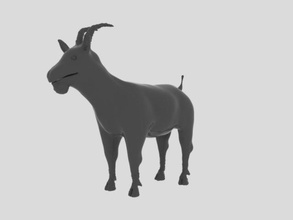 goat 3d model in wildlife 3dexport animal zoo 3dprinter 3dprinted nature wild 3d print model - Mito3D