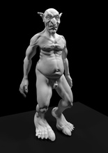 goblin scultura ritratto fantasia fantasyart 3d print model - Mito3D
