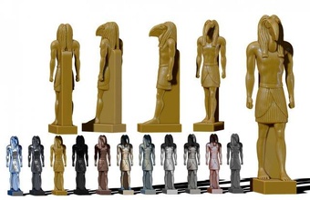 god toth figurine - ancient egipt 5000bc sculpture figure statue art body king decor isolate monument deity sculptures 3d print model - Mito3D
