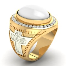 gold ring ruby oval goldring proposal lovely men wedding brilliant 3dm genius diamond 3d print model - Mito3D
