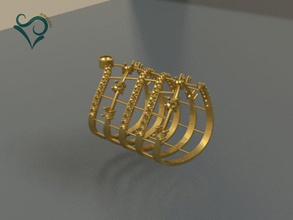 altın yüzük 3d yazdır model in yüzükler 3dexport 3dprintmodel kadın moda yazdırılabilir mücevher 18k evlilik yüzüğü nişanlanmak 3ddesign 3d print model - Mito3D