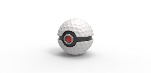 golf ball style orb golfball concept container toy print printable 3d print model - Mito3D