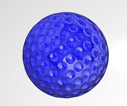 golf ball 3d print model in 3dexport golfball 3d print model - Mito3D