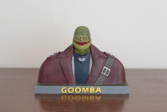 goomba goomba mario bros luigi super nintendo videogame ghostbusters monster freak bizarre funny cartoon