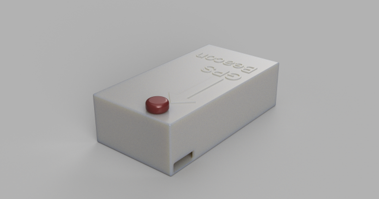 gps móvel baliza livre 3d impressão modelo in eletrônicos 3dexport arduino 3d print model - Mito3D