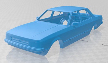 granada 1982 yazdırılabilir vücut araba yuvası scalextric tamiya rc miniz hobi mikro 3d print model - Mito3D
