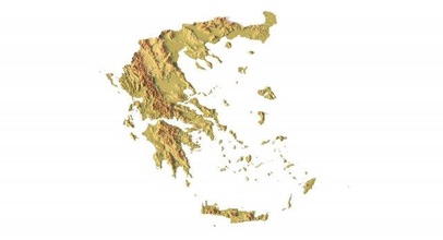 greece stl greece map landscape terrain country relief geography continent mountain earth stl