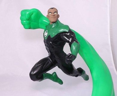 yeşil Fener hazır Yazdır adam haljordan John hal kahraman Süper dc Sanat heykeller süper Süpermen batman Adalet Ligi joker koleksiyon flaş heykel Vesika komik 3d print model - Mito3D