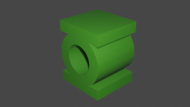 verde lanterna simbolo 3d stampa modello in architettura 3dexport supereroe tavolo 3d print model - Mito3D