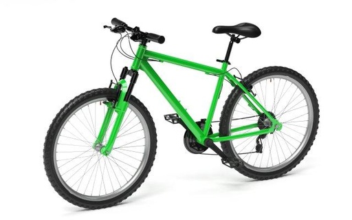 yeşil dağ bisiklet 3d model karikatür Sanayi oyun dişli aşırı yol yarış tekerlek spor hız çerçeve araç döngü Zincir oturma yeri rekabet boş zaman 3d print model - Mito3D