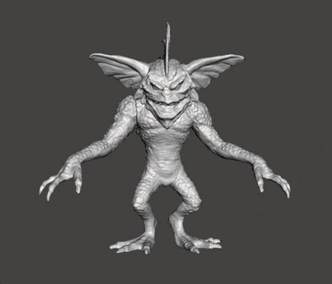 gremlins 2 mohawk stripe vintage figure model monster toy 90s toys gremlin goblin demon horror character fantasy chief crtitters figurine lizard collector dungeonsanddragons creature beast gnome evil spider reptile 3d print model - Mito3D