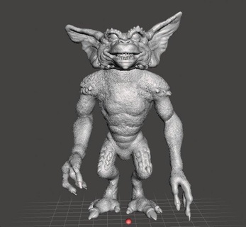 gremlins 2 vintage figure model monster 90s sculpture gremlin gnome goblin horror animal fantasy critters toy pvc figurine collector lizard reptile dungeons creature terror 3dprintable evil beast 3d print model - Mito3D
