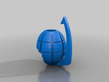 Grenade luva Bakugo equipamento estatuetas herói academia poderia deku 3d print model - Mito3D