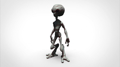 grigio alieno gris extraterrestre ufo 3d stampa modello in mostri creature 3dexport grayalia alieni cuore ovni mostro monstruo 3d print model - Mito3D