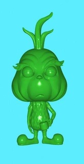 grinch 3d print model in monsters & creatures 3dexport 3d print model - Mito3D