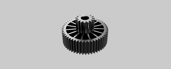 grinder gear 3d print model in engineering 3dexport gears 3d print model - Mito3D