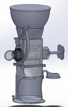 ground coffee dispenser 3d print model - Mito3D