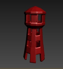 a torre de guarda - vigia higiene 3d print model - Mito3D