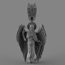 ange gardien le tuteur l'ange coulomb pendentif tion 3d print model - Mito3D
