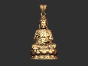 guatam buddha pd 3d drucken modell skulptur 3dexport statue religion gold zahl religiou objekt gautam budha 3dprint cnc 3dprintable miniatur bronze silber heilig druckbar kunst 3d print model - Mito3D