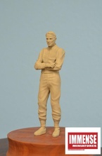 d gurney standing figure 1-12 3d print model in figurines 3dexport auto racing race driver formula-1 3d print model - Mito3D
