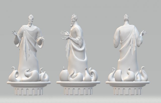infierno 3d impresión modelo in hombre 3dexport 3D print model - Mito3D