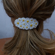 cabello barrete margaritas 60-76 de pin daisy las flores 3d print model - Mito3D