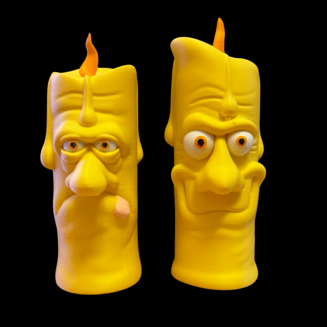 Halloween candele arredamento candela orrore 3D print model - Mito3D