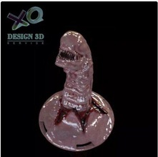 halloween disfraz alien chestburster terror custom martian 3d print model - Mito3D