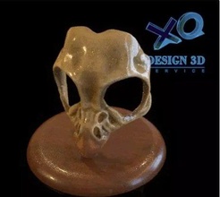 halloween mask skull bird 3d print model in 3dexport dark horror criature 3d print model - Mito3D